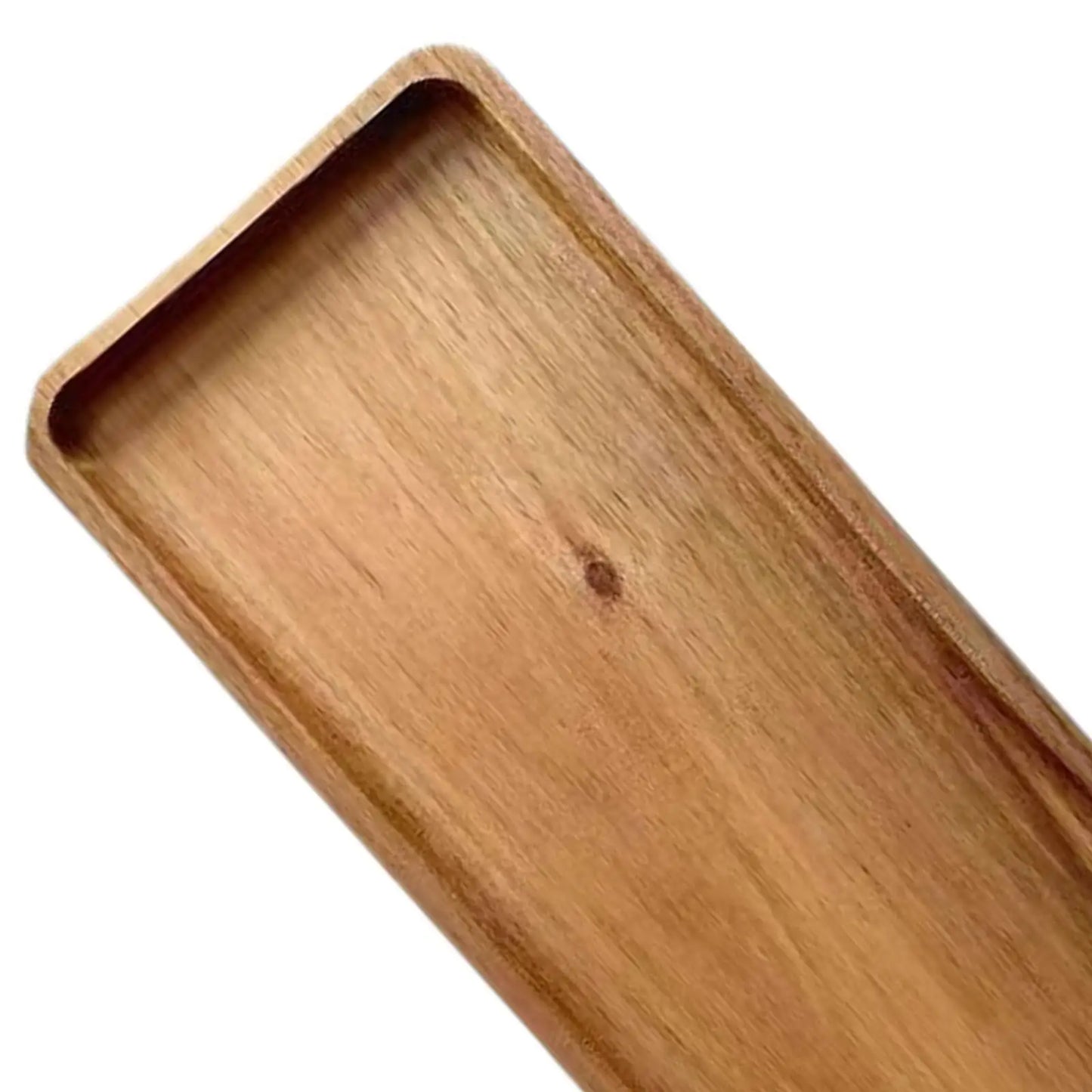 Wooden Plate Wooden Tray,Counter Organizer Modern Appetizers Tray Food Tray Snack Plate for Home Centerpiece Bathroom Kitchen.