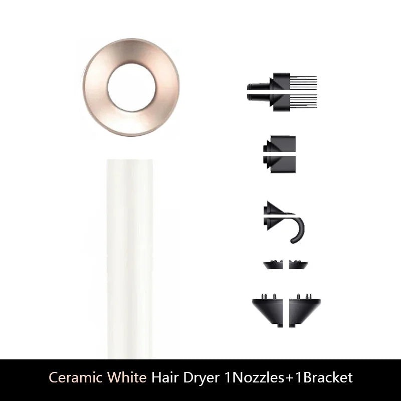 Professional Ionic Hair Dryer with Anion Technology, Hot/Cold Air, Lightweight 5 in 1 Styling Tool for Easy Blowouts