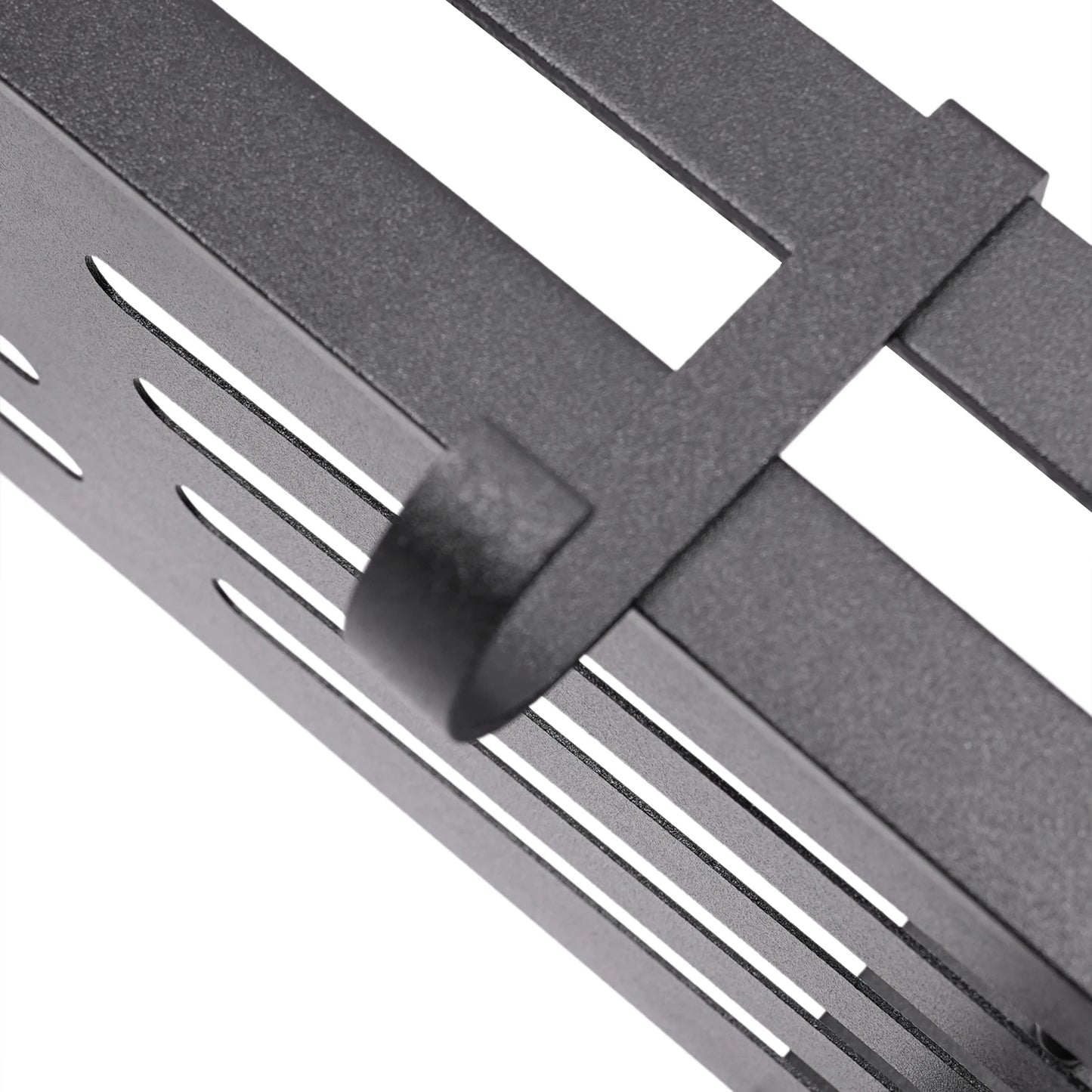 Modernes 2-stufiges Badezimmerregal in Silber/Schwarz, an der Tür montiertes Lagerregal, geeignet für Badezimmer, Küche, Wohnzimmer, Balkon