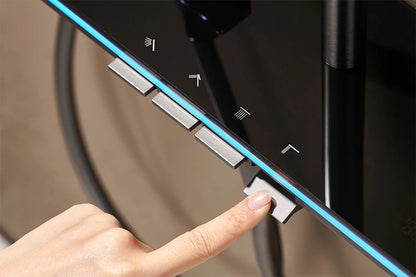 VGX LED Digital Shower System Modern Bathroom Temperature Display Shower Faucet Set Rainlfall Bathroom Mixer Bidet Shower Set