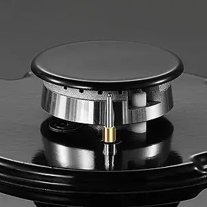 60cm Gas Hob 4 Burners 8000W Dual Fuel (Natural Gas/Propane) Auto Flame Protection Tempered Glass Built-in/Freestanding 220-240V.