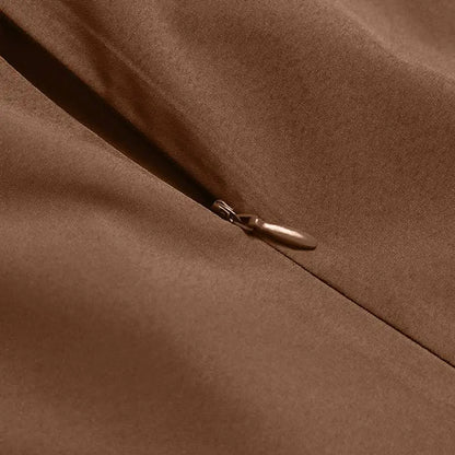 ZANZEA Women Long Sleeve A-line Sundress Spring Long Dress Autumn Solid Party Holiday Maxi Dresses Vestidos Femme Vintage Robe