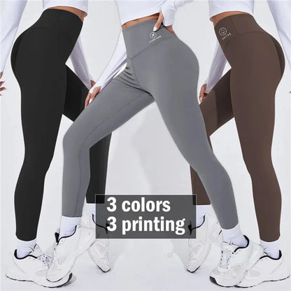 1pc Frauen Hohe Taille Yoga Leggins Gym Sport Strumpfhosen Frau Laufhose Sexy Butt Hebe Leggings Gym Fitness Push-Up leggins ﻿.