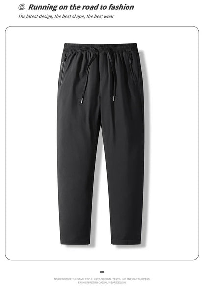 Luxury Winter Thick Warm Windproof Waterproof White Duck Down Pants Men New Down Pants Outward Wearing Cold Proof Sports Pants.