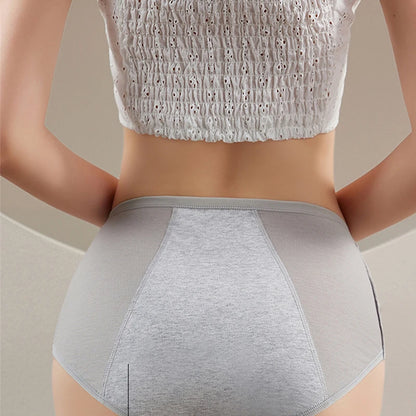 1pcs Cotton Women's Mid Waist Leak Proof Menstrual Panties Female Widen Period Physiological Briefs Lady Ventilate Comfort Panty.