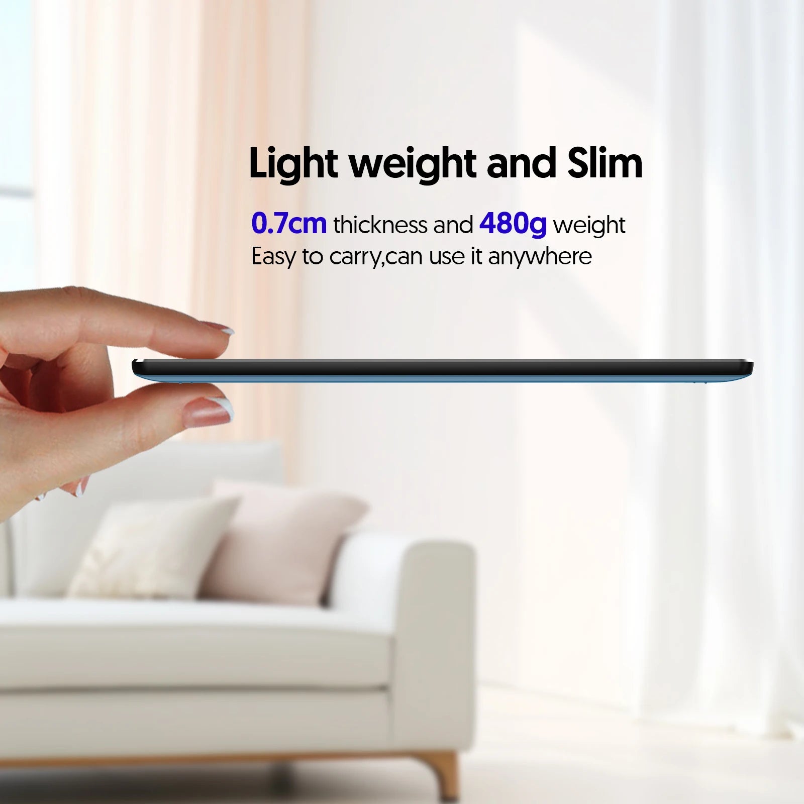 BAKEN 10-inch Android 15 tablet, 128GB RAM + 9GB + 64GB storage, 1TB expandable memory, WiFi 6, Bluetooth, Google GMS.