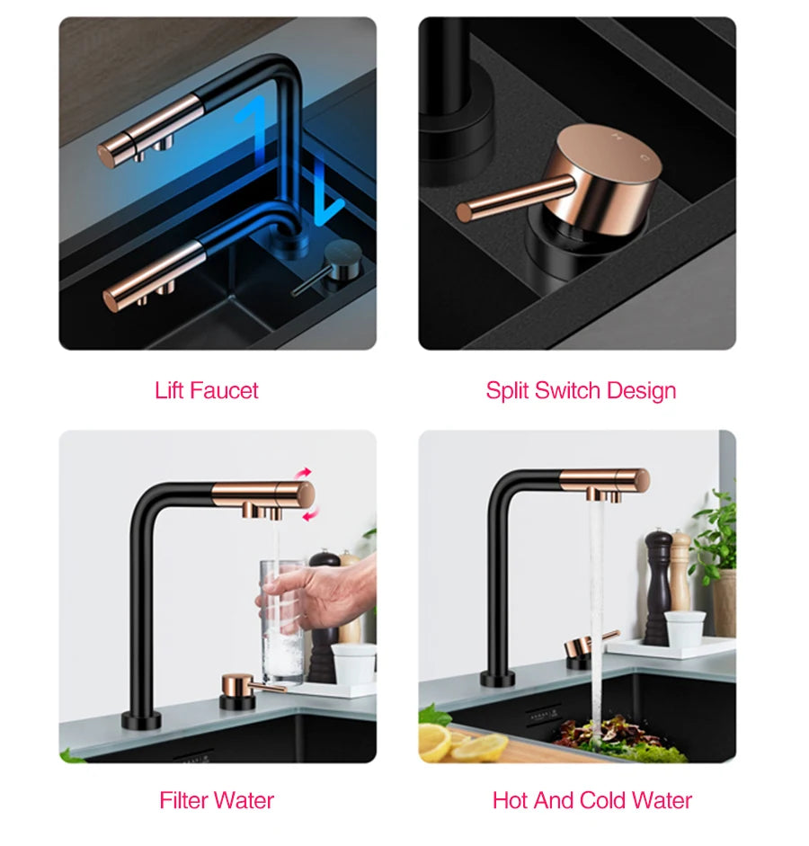 ASRAS Hidden Bar Island kitchen Sink Nanometer SUS 304 Flip Cover Hidden Handmade Small Size kitchen Sinks With Cup Rinser