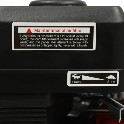 4-Takt-Benzinmotor 212 cc, 7,5 PS, 4000 W, 3600 U/min, Einzylinder-Handgezogener Benzinmotor, Durchmesser der Kurbelwelle ist 20 mm