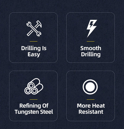 TOOLEYE Hartmetallbohrer Hartmetallbohrer Wolframstahl Spiralbohrer für Metallbearbeitung CNC-Drehmaschine Bohrwerkzeuge 1,0–20,0 mm