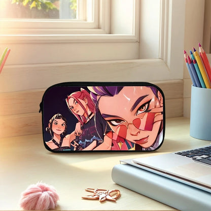 Kpop Demon Hunter Federmäppchen Cartoon Huntrix Federmäppchen Student Stiftetui Schule Schreibwaren Box.