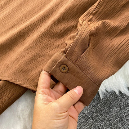 Muslim Women Shirt Dress Two Piece Set Solid Modest Suits Ramadan Musulman Ensemble Morocco Dubai Abayas Islam Outfits Jalabiya