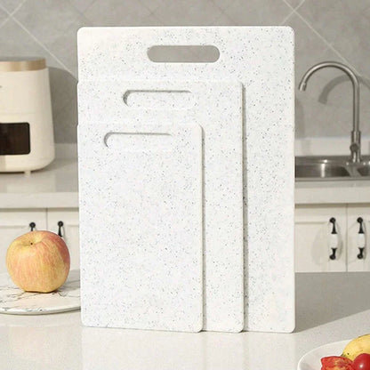 Marble Texture PP Cutting Board Antibacterial and Mildew Cutting Board Kitchen Vegetable Cutting Board Dishwasher Safe.