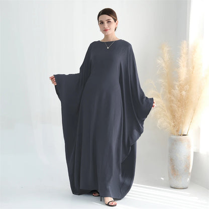 Ramadan Eid Baumwolle Leinen Khimar Abaya Set Dubai Muslim Sets Hijab Kleid Kaftan Abayas Kaftan Marocain Femme Vestidos Para Mujer.