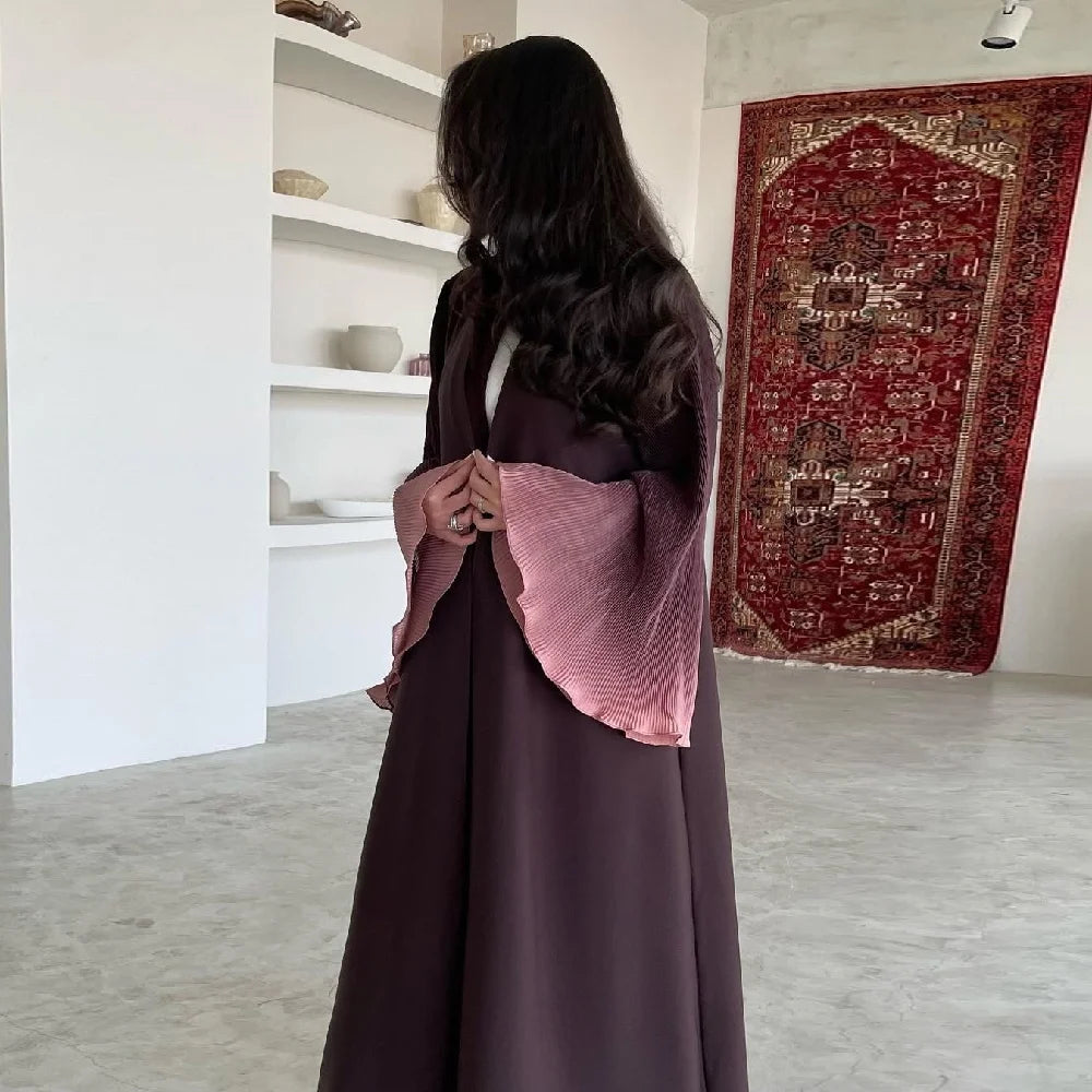 Ramadan Open Abaya Damen Dubai Arabic Islam Prayer Clothes Muslim African Dresses For Women Kebaya Kaftan Robe Musulmane Femme.