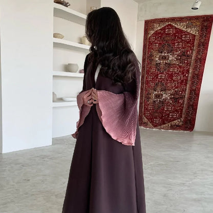 Ramadan Open Abaya Damen Dubai Arabic Islam Prayer Clothes Muslim African Dresses For Women Kebaya Kaftan Robe Musulmane Femme.