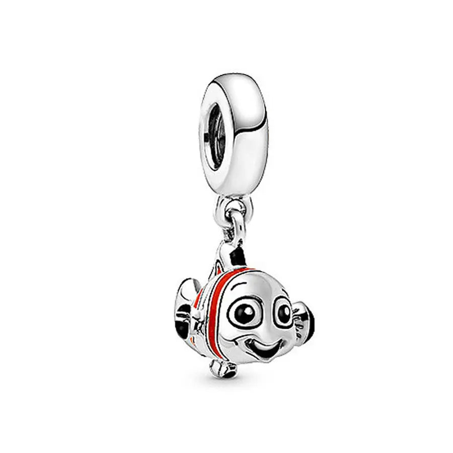 New fashion 100% S925 sterling silver Disney All-Star pendant beads, suitable for the original Pandora bracelet, women's fashion