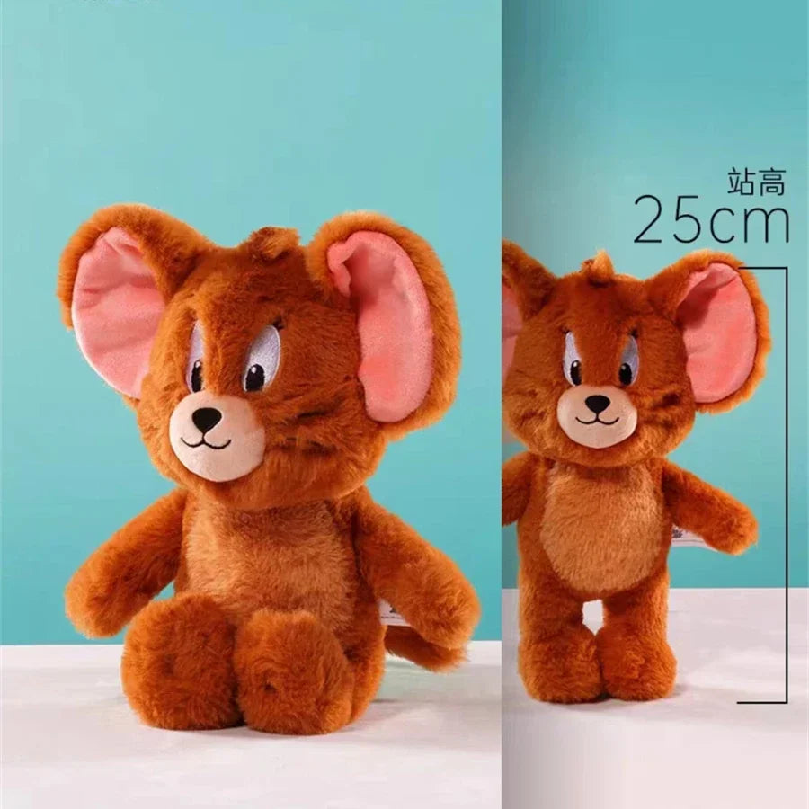 Original Delux Tom and Jerry Plush Toy Long Plush Cartoon Anime Movie Plushies Stuffed Animals Doll Toys for Kids Birthday Gifts.