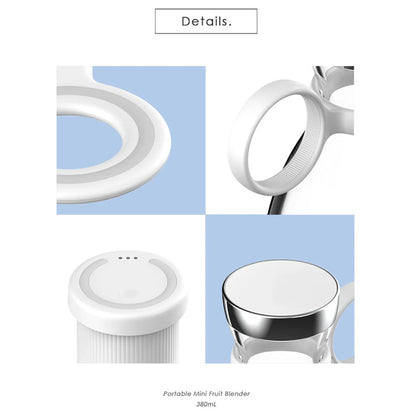 Portable Electric Juicer Blender Usb Mini Fruit Mixers Juicers Fruit Extractors Food Milkshake Multifunction Juice Maker Machine.