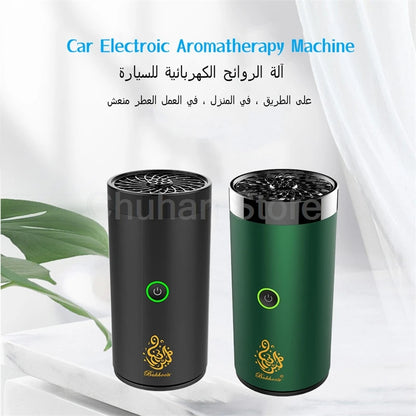 ChuHan Arabic Electric Aroma Diffuser Comb And Car Incense Burner 2 in 1 Rechargeable Portable USB Type C Environment Aromatizer.