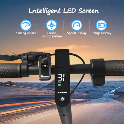 ATSANT TS07 Electric Scooter 600W 36V 10.5ah 31KM/H 35KM Long Range 8.5Inch Tyres with Shock Absorption Turn Signal Escooter.