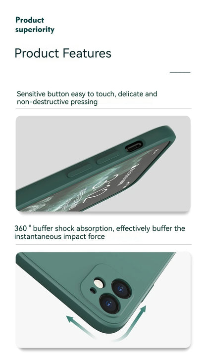 Liquid Silicone Case For iphone 17 Pro Max For iphone 17 17 Pro 17 Pro Max Cover TPU Shockproof Protective Cover iphone 17 Air.