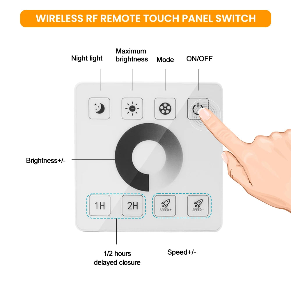 COB LED Strip Dimmable 220V 288LEDs/m Wall Touch Wifi Bluetooth Remote Control Power Kit Waterproof Silicone Tube Adhesive Tape