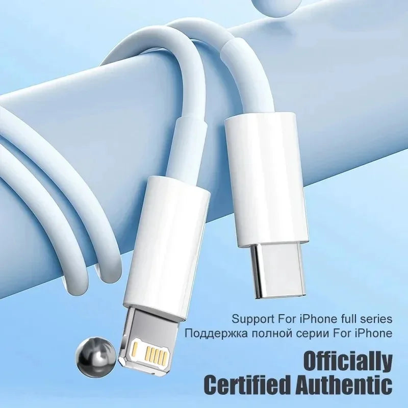 PD 35W USB Cable For iPhone 14 13 12 11 Pro Max 7 8 14 Plus XS XR Fast Charging USB C Cable Charger Date Wire Accessories.