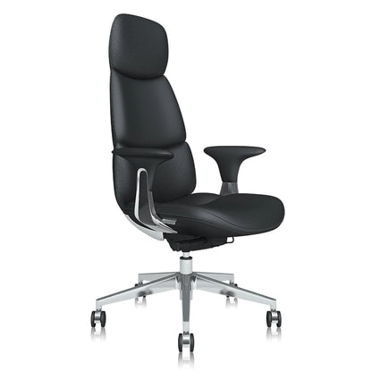 Bequemer Chefbürostuhl, luxuriöser grauer Designer-Drehstuhl, ergonomisch, tragbar, für das Home Office von Fotel Gaming