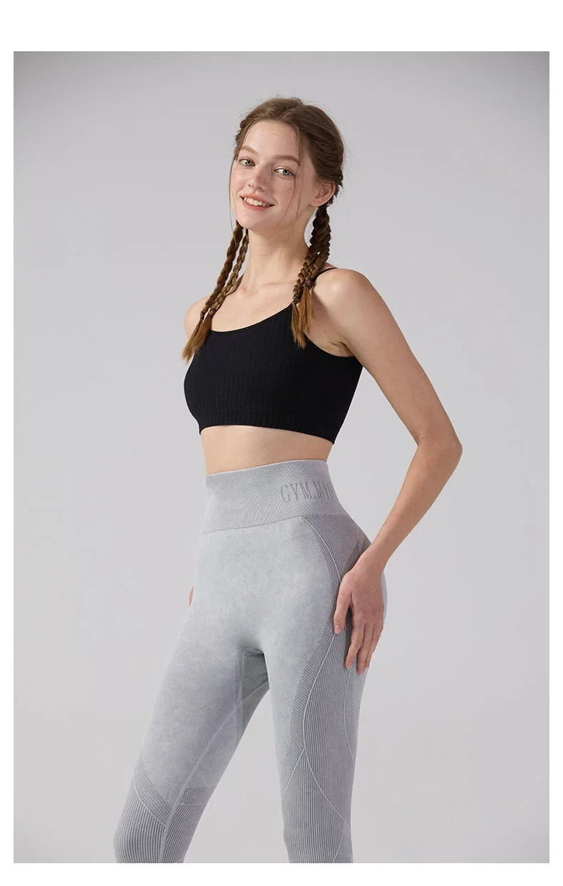 Women Sport Bra Yoga Clothes Underwear Women Bra Threaded High Intensity Support for Running Fitness Ideal  Bubble Wrap Push Up.