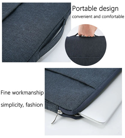 Portable Laptop Sleeve Bag Soft Cover 11 12 13 14 15 15.6 16 Inch for Macbook Huawei Xiaomi HP Dell Lenovo Laptop Sleeve Handbag.
