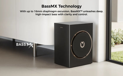 ULTIMEA 460W 5.1.2ch Sound Bar with Dolby Atmos, Surround Sound Home Theater System for TV with 2 Surround Speakers, APP Control.