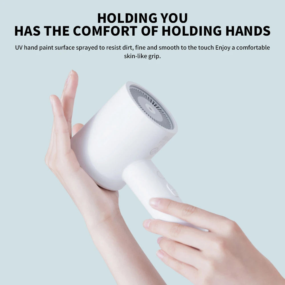XIAOMI MIJIA Mi Ionic Hair Dryer H300 Quick Dry Negative Ion Hair Care Professional For Home 1600W Electric Hair Dryers Diffuser