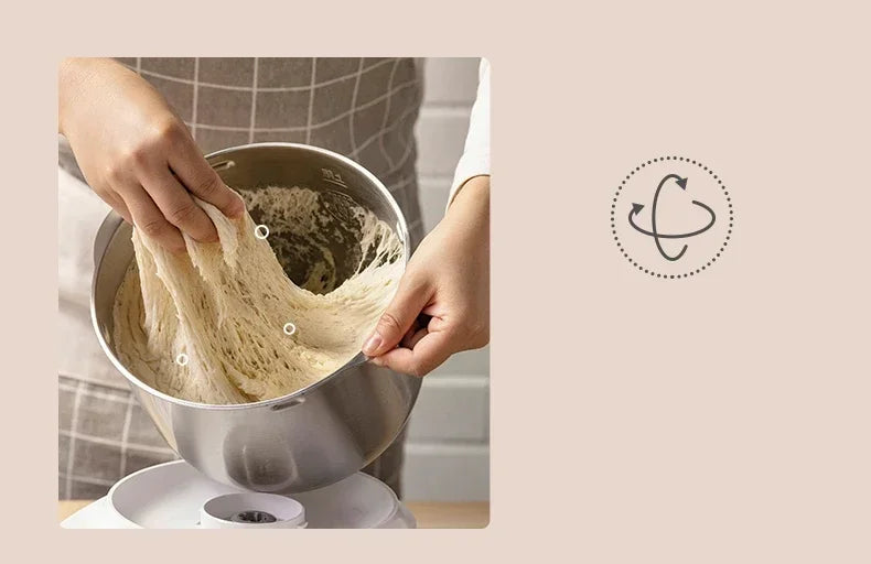 220V 7L Dough Maker flour mixers ferment dough Mixer Bread Kneading Stirring machine.
