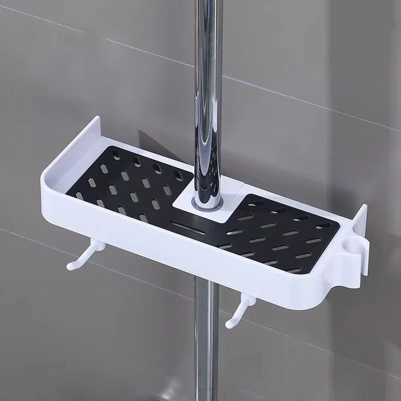 Haushalt Lift Ständer Dusche Rack Dusche Gel Lagerung Rack Badezimmer Perforation-Freies Dusche Stange Tablett