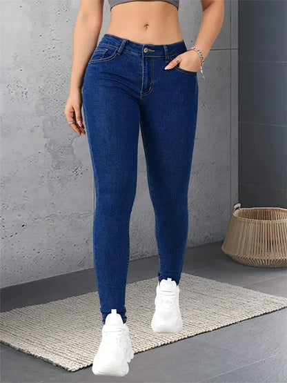 Women Stretch Skinny Jeans Lady Slim Fit Pencil Jeans Girls Leggings Straight Leg Denim Pants Blue Gray Black Sexy Long Trousers.