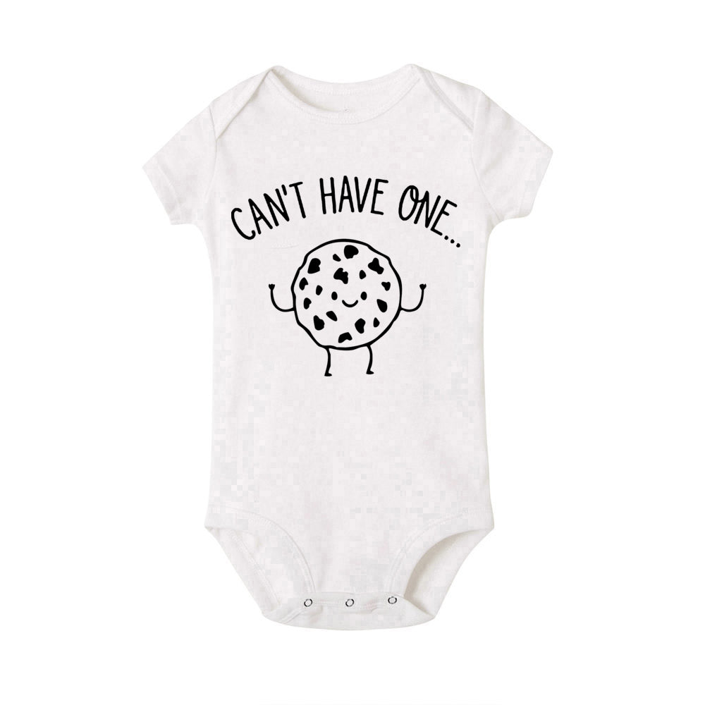 Zwillings-Body kann niemandem ohne den anderen Baby-Strampler haben. Lustiger Milch- und Keks-Zwillings-Bodysuit. Niedlicher Baby-Overall für beste Freunde.