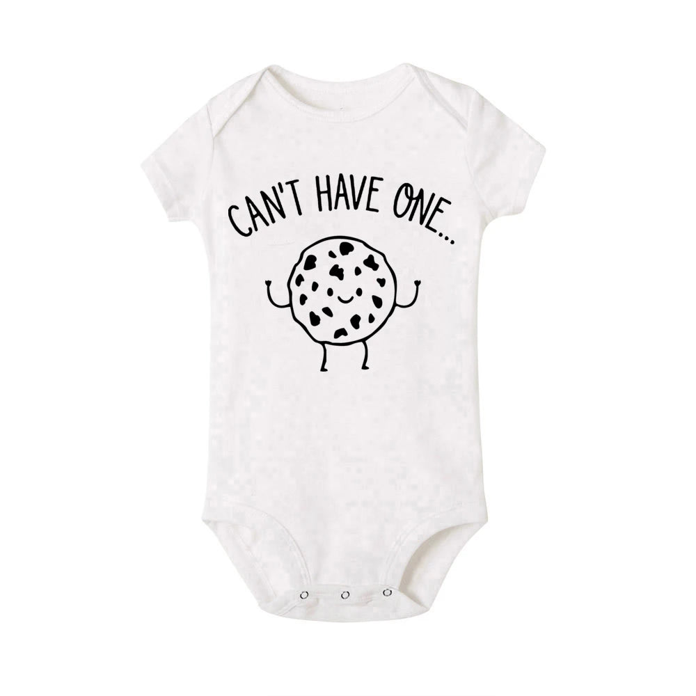 Zwillings-Body kann niemandem ohne den anderen Baby-Strampler haben. Lustiger Milch- und Keks-Zwillings-Bodysuit. Niedlicher Baby-Overall für beste Freunde.