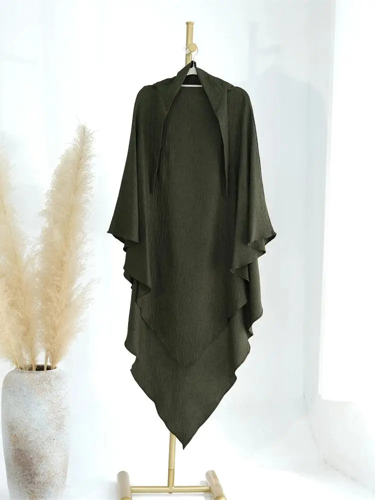 Ramadan Breastfeeding Outfit Prayer Clothes Khimar Abaya Dubai Islam Muslim Hijab Dress Women Kebaya Robe Ensembles Musulmans