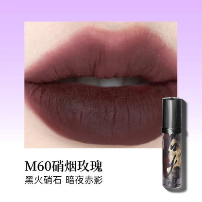 Girlcult Matte Nude Lipstick Velvet Cosmetic Long Lasting Waterproof Non-Stick Cup Lip Glaze Lip Makeup Gift for Girls and Women