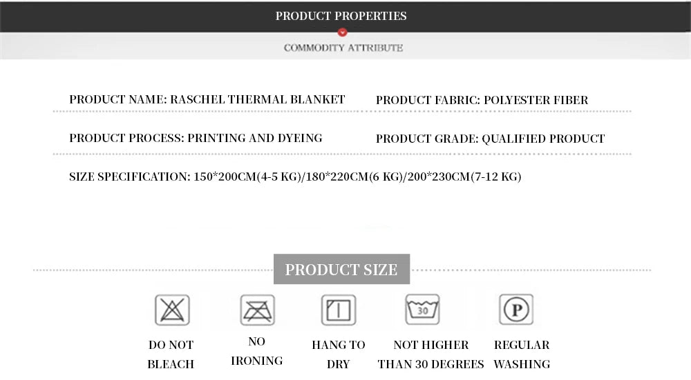 4.5kg Home Thicken Quilt Comforters Winter Warm Raschel Plush Blanket Print Throw Double Layer Fluffy Soft Quilt 200x230cm 이불 이불.