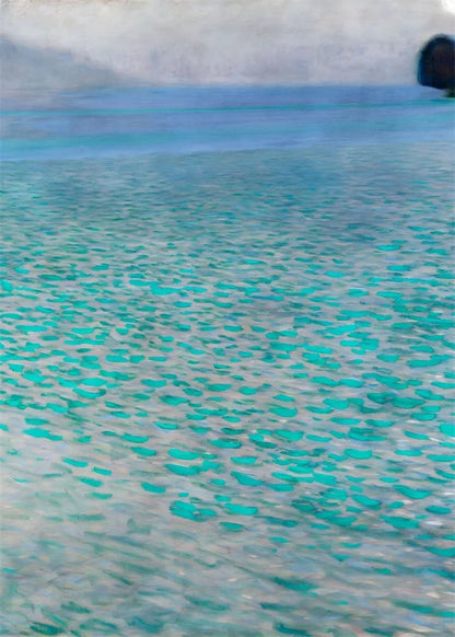 Gustav Klimt Flower Garden Sunflowers Church Canvas Oil Painting Abstract Plants Flowers Wall Art Poster Nordic Home Decor Mural