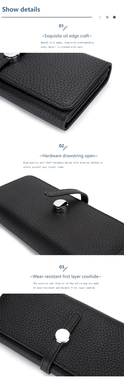 Genuine Leather Wallet Women Long Clutch Fashion Luxury Brand Ladies Purses Card Holder Zipper Coin Pocket High Quality Billfold.