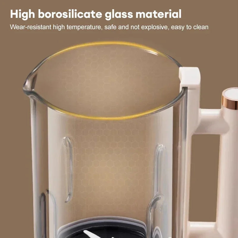 8 in 1 Automatic Soy Machine for Homemade Nut, Oat, Plant Based and Coconut Milks with Timer, Keep Warm & Self-Cleaning Function.