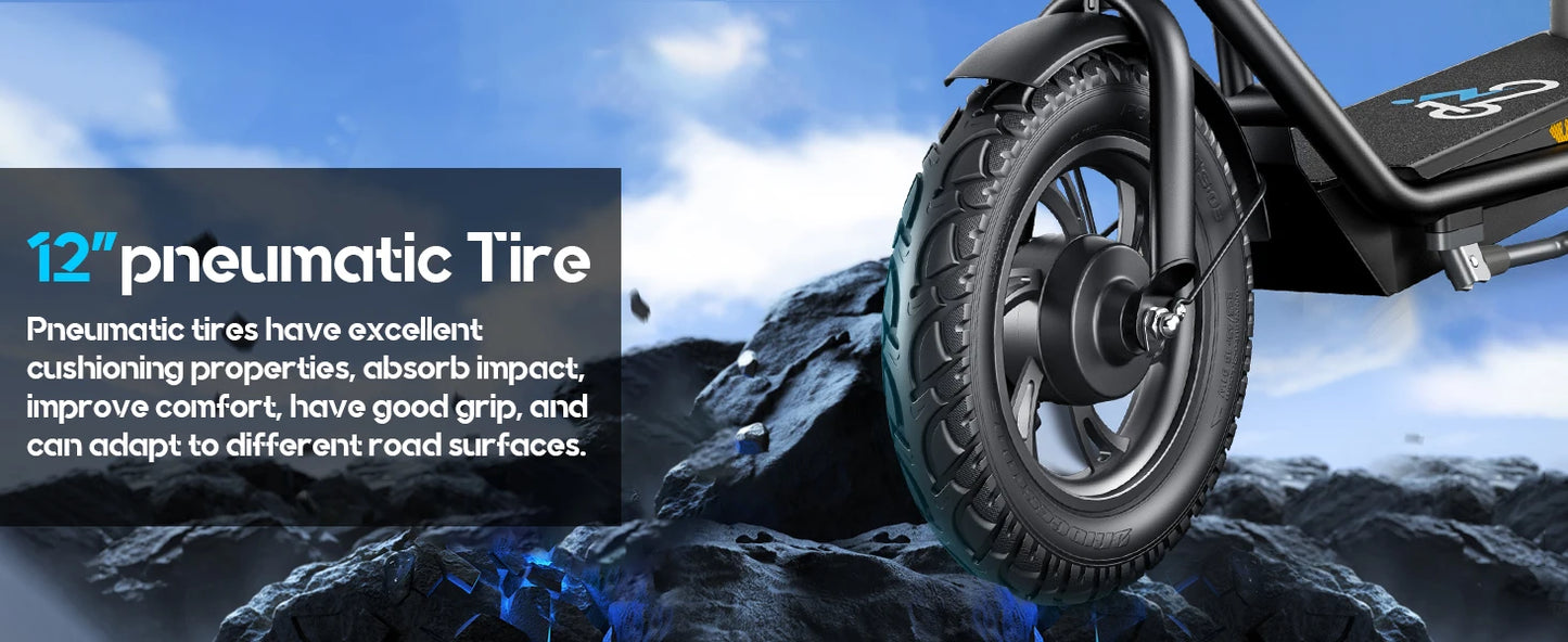 EMOKO A19 City E-Scooter 500W 36V15AH Battery 12 Inch Tires EScooter Adult City Commuter Electric Scooter.