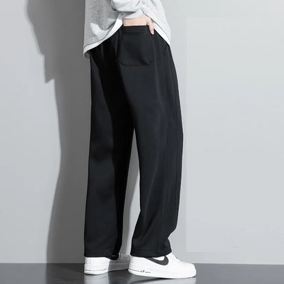Extra Long leg Length Men's Tall Pants Elastic Waist Sweatpant Male Black Stretch Sport Jogger Trouser 190 Cm 195 107 115 200cm.