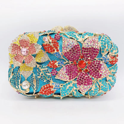 Diamond Dinner Hollow Rhinestone Banquet Clutch Bag Handtassen Dames Bolsos De Fiesta Para Mujer Boda Women's Rhinestone Handbag.