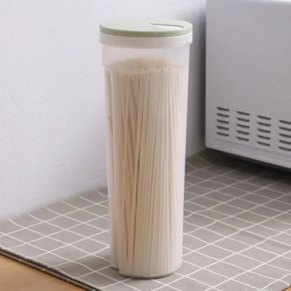 Food Storage Box Airtight Sealed Containers Fruit and Vegetable Storage Box for Cereal Spaghetti Noodle Wheat Pasta Organizer.