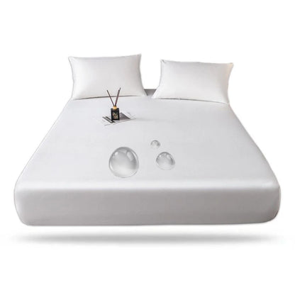 WOSTAR Waterproof mattress protector cover 150x190 single double queen king size elastic fitted sheet style bed protection pad.