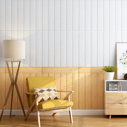 3D wall sticker wood grain foam self-adhesive DIY 35X35cm waterproof and moisture-proof ceiling bedroom kitchen wallpaper