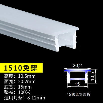 Flexible Embedded LED Neon Tube Silica Gel Covering Silicone Diffuse Channel DIY Outdoor Waterproof Strip Light WS2812B WS281